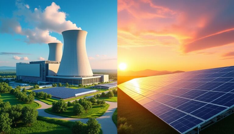 découvrez les enjeux de la transition énergétique en comparant le nucléaire et le solaire. quel avenir pour notre consommation d'énergie ? analyse des avantages, inconvénients et perspectives pour un futur durable.