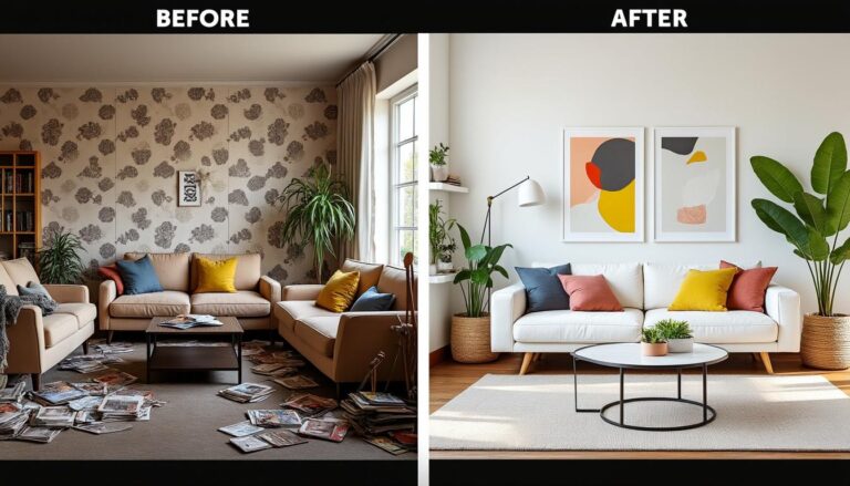 découvrez 25 idées simples et économiques pour relooker votre salon sans dépasser 100 €. inspirez-vous de nos avant/après pour transformer votre intérieur à petit prix !