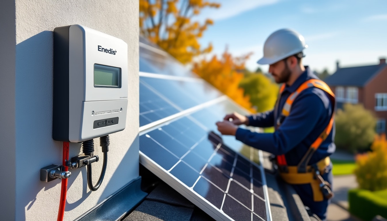 découvrez comment le raccordement au compteur d'injection enedis permet de finaliser l'installation de vos panneaux solaires pour une production d'énergie optimisée et une autonomie énergétique accrue.