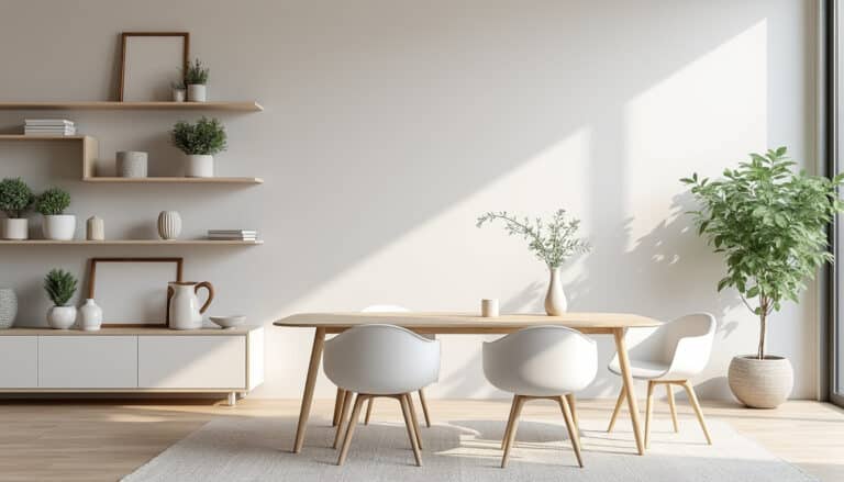 découvrez comment l'association du bois clair et du blanc minimaliste crée des ambiances décoratives élégantes et épurées, idéales pour un intérieur moderne et chaleureux.