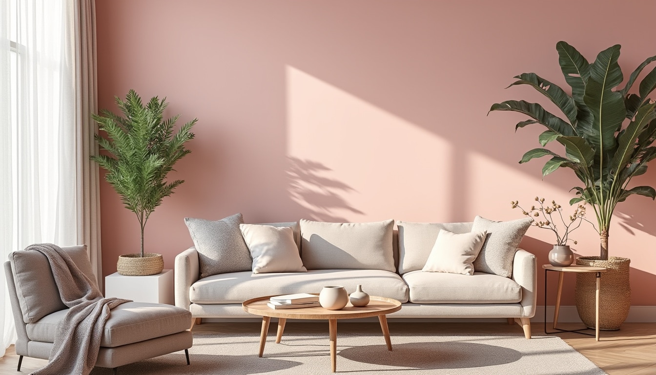 découvrez comment le rose poudré sur les murs apporte chaleur et douceur aux couleurs tendances, créant une ambiance élégante et accueillante dans votre intérieur.