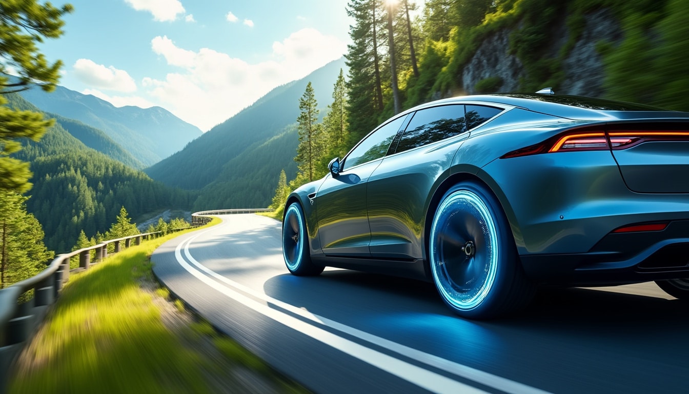découvrez comment le freinage régénératif en descente contribue à recharger la batterie de votre voiture électrique, optimisant ainsi son autonomie et son efficacité énergétique.