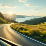 laissez défiler des paysages variés par la fenêtre et découvrez comment ils rythment chaque itinéraire de road trip.